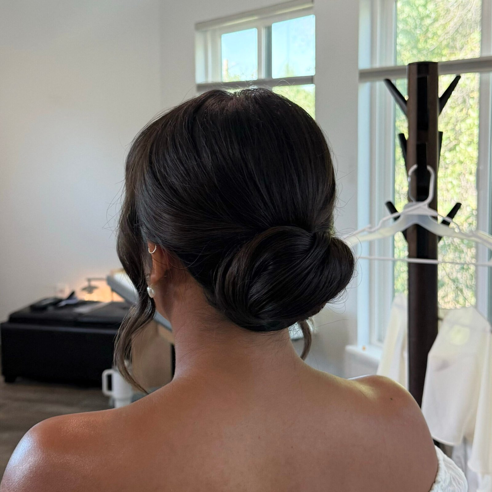 sacramento bridal hair updo 13